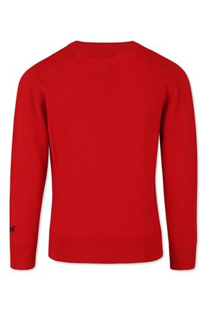 Maglione Peanuts in lana rosso SAINT BARTH KIDS | DOU000600284G